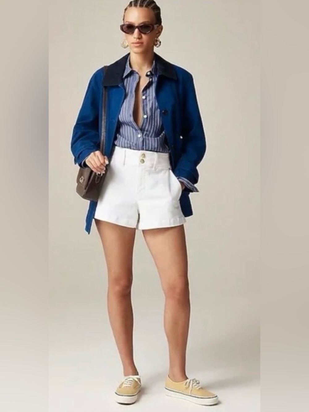 NWT J Crew Denim White Shorts- Size 31